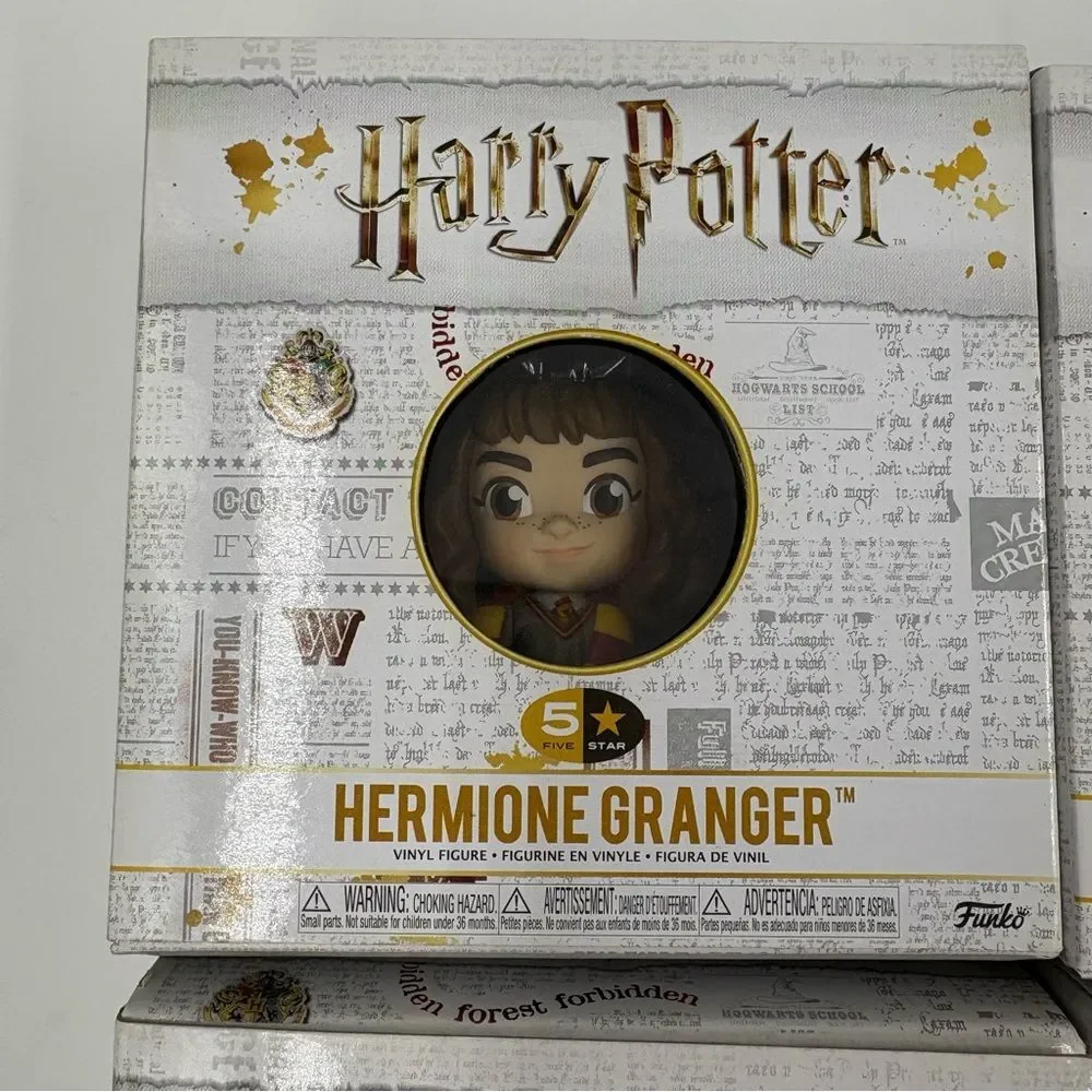 NIB Funko Harry Potter Vinyl Figure Set Ron Weasley Hermione Granger Hagrid